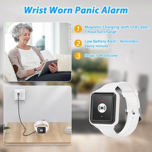 Daytech wifi không dây nút gọi máy nhắn tin người chăm sóc hệ thống cảnh báo cho người già nhà khẩn cấp cuộc sống hệ thống đáp ứng - Product Image 5