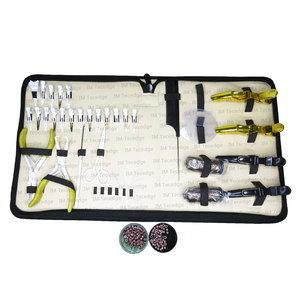 Acheter Portable Micro Lien Outils D'extension De Cheveux Perles Pot Petits Clips Perles Pince Protecteur Bouclier Pour Kit D'extension De Cheveux - Product Image 6