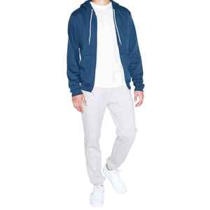 Nouveauté, sweat à capuche oversize pour homme avec logo personnalisé, impression numérique et gonflage, 380 g/m², écologique, respirant, fermeture éclair, hiver - Product Image 2