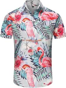 Vente chaude Sublimation Chemise Casual Wear Nouveau Design Plus Size Hommes Chemises 100% Coton Pas Cher Taux Sur Mesure Sublimation Chemise - Product Image 3