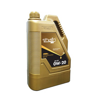 Huile de base synthétique complète Shalin SAE 0W20 API SP, huile lubrifiante pour moteur de voiture, certifiée ISO9001, durée de vie prolongée, usine aux Émirats arabes unis