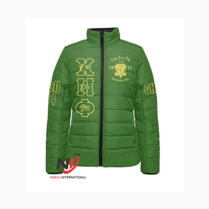 เสื้อแจ็กเก็ตเบสบอลสำหรับผู้ชายเสื้อแจ็กเก็ตชิต้า phi สำหรับฤดูหนาววัสดุผลิตตามสั่ง - Product Image 5