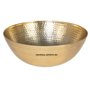Bol à chocolat martelé en métal Forme ronde Designer Sweet Bowl Bol à chocolat en métal fantaisie de haute qualité - Product Image 1