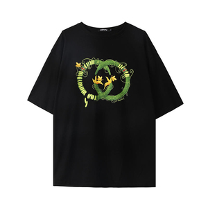 เสื้อยืดสตรีทแวร์สุดเทรนดี้ ดีไซน์เฉพาะตัว ใส่ได้ทั้งชายและหญิง ผลิตจากผ้าฝ้าย 100% แห้งเร็ว เป็นมิตรกับสิ่งแวดล้อม เหมาะสำหรับฤดูร้อน - Product Image 3