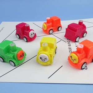 IN STOCK Cheap Plastic Mini Pull Back Whistle Train Engine Toys Promotional Gift Small Friction Toy Vehicle Kids Car Toy
