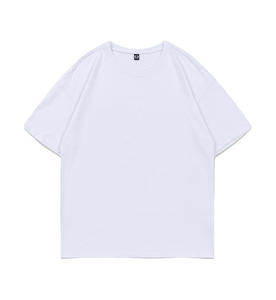 Usine 250 gsm 100% coton t-shirt lourd personnalisé graphique uni surdimensionné grande taille t-shirt pour hommes - Product Image 2