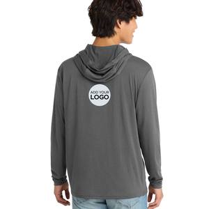 Sweat à capuche pour homme, musculation, léger, en tissu triblend, t-shirt - Product Image 4