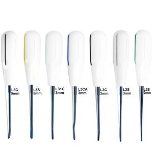 Elevadores de luxación de punta de raíz dental Instrumentos de extracción de dientes de acero inoxidable de alta calidad - Product Image 1