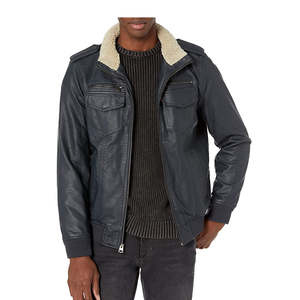 Gran oferta, chaqueta de cuero para hombre de tamaño y color personalizados, chaqueta de cuero para hombre de suministro de mercado en línea de alta calidad - Product Image 6