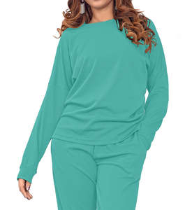 Meilleur fabricant de survêtement décontracté d'hiver pour femmes, imprimé, coupe-vent, ensemble 2 pièces, respirant, léger, personnalisé, écologique - Product Image 2