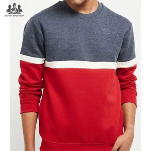 Nueva Sudadera de Invierno 100% Algodón de Color Sólido con Logotipo Personalizado de Fábrica, Sudadera de Cuello Redondo para Hombre, Impermeable y Transpirable, Venta al Por Mayor - Product Image 1
