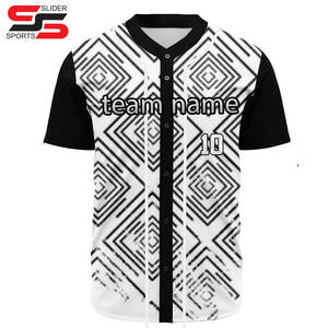 Sublimation Cheer Baseball Jersey Bouton d'impression personnalisée avec des noms différents sur - Product Image 3