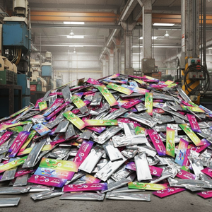 Bolsas de Plástico Termoselladas <span class=keywords><strong>Negras</strong></span> Mate para Café, Energéticos, Jugos en Polvo, Empaque de Lámina Sellado por la Parte Posterior para Prácticos Sobres Stick Pack - Product Image 6