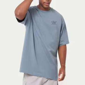 T-shirt surdimensionné à quantité minimale de commande bas 100% coton coupe ample imprimé Design unique T-shirt surdimensionné Offre Spéciale pour hommes - Product Image 4