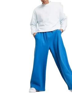 OEM ODM Custom Joggers for <b>Men</b> Oversized <b>Baggy</b> Sweatpants Solid Casual Drawstring Pants Streetwear Logo Print <b>Trousers</b> Factory - Product Image 1