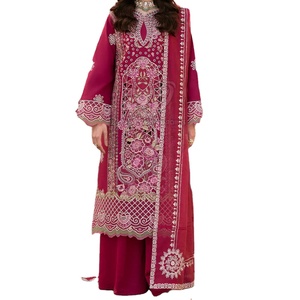 Premium Ladies Embroidered Suit Traditional Fashion Set for Wholesale Handcrafted Women Embroidery Suit - Product Image 1