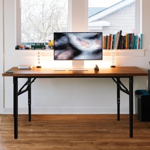 Vinadonanım 72CM yüksek Metal masa ayakları katlanır konferans masası çerçeve dayanıklı Laptop standı - Product Image 6