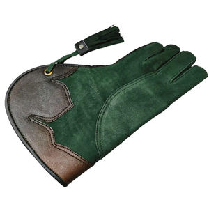 Main gauche en cuir véritable fauconnerie aigle oiseaux faucon animaux gants respirant léger imperméable pour une utilisation par temps froid - Product Image 6