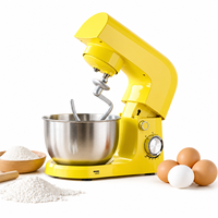 Batteur sur socle électrique 4L 5L OEM ODM pour la maison, machine de cuisine professionnelle, pétrin, batteur à œufs, mélangeur alimentaire pour la pâtisserie domestique