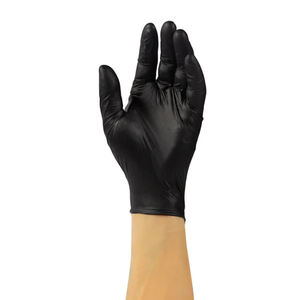 ถุงมือไนไตรล์สีดำสำหรับทุกเพศ100ชิ้นทนแรงดึงสูงใช้งานทางการแพทย์ในอุตสาหกรรมแบบกำหนดเองได้ฟรี - Product Image 5