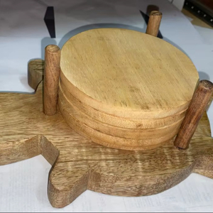 Posavasos de madera para té y café - Product Image 5