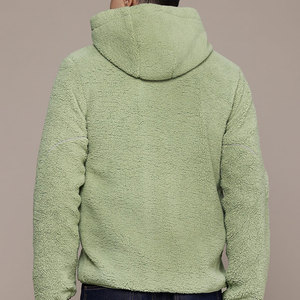 2024 hiver Premium laine hommes Sherpa veste vente chaude Premium ajusté chaud hiver porter plaine teint Technique - Product Image 3