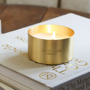 Tarro de vela con acabado cepillado de latón personalizado al por mayor o cantidad de recipiente de vela única a precio barato tarro de vela perfumado vacío - Product Image 6