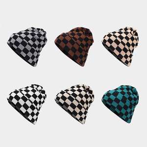 OEM High Quality 85 Grams Acrylic Knitted <b>Winter</b> Beanie Custom Logo for Autumn Outdoor Travel Warm <b>Winter</b> <b>Cap</b> jacquard - Product Image 4