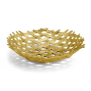 Modern Luxury Designer <b>Metal</b> <b>Bowl</b> for Fruits Dry Fruits Custom Logo Commercial Household Use Trending Hotel Industry Aluminium - Product Image 4