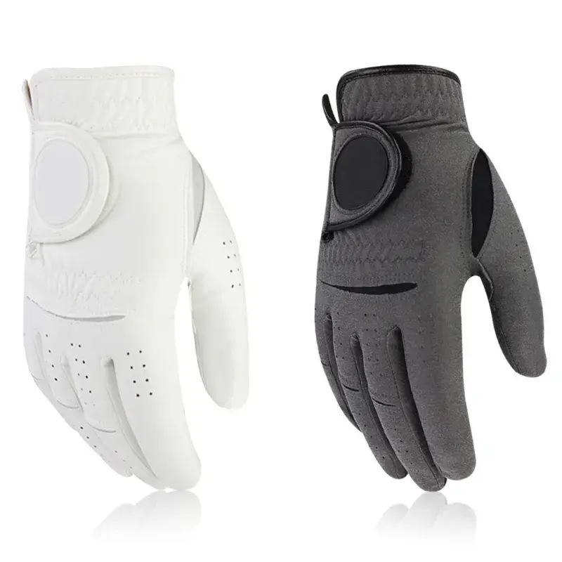 Design exclusivo Melhor Qualidade Material De Couro Outdoor E Indoor Glovez Use Luvas De Golfe Para Homens
