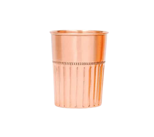 Vaso de metal personalizado grande superventas precioso vaso de cristal de cobre puro desechable para beber agua bellamente decorado - Product Image 2
