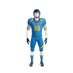 Uniforme de fútbol americano personalizable de alta calidad para jóvenes, pantalones de Jersey reversibles, números impresos transpirables cortos, nombres - Product Image 2