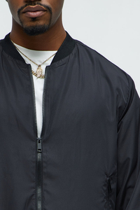 Chaqueta Bomber Eddie Extra Grande de Invierno, Venta al por Mayor, Estilo con Cremallera Negra para Hombre, Súper Calidad, Logotipo Frontal, Diseño Único - Product Image 4