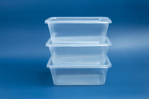 ภาชนะพลาสติก PP ทรงสี่เหลี่ยมสำหรับใส่อาหารส่งออกจากเวียดนาม18 22 25 34ออนซ์เข้าไมโครเวฟได้แบบใช้แล้วทิ้ง - Product Image 4