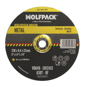 Disco abrasivo Plus per smerigliatura Ø 230 x Ø 22 mm. Spessore 6,4 mm. - Product Image 1