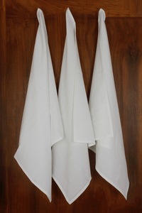 ผ้ากระสอบแป้งผ้าฝ้าย100% แห้งเร็วสำหรับทำความสะอาดบ้านแบบใช้แล้วทิ้งผ้าทอสไตล์สี่เหลี่ยมธรรมดา - Product Image 2