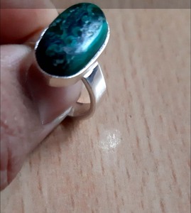 Forme ovale belle bague de bijoux bague de pierres précieuses multicolores bague de réglage de lunette en laiton plaqué or pour toutes les occasions bijoux - Product Image 5