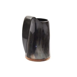 Polished Horn <b>Mug</b> Rustic Handmade Drinkware Natural Cup for Kitchen Decor Dining Use Daily Beverages and Collection - Product Image 1