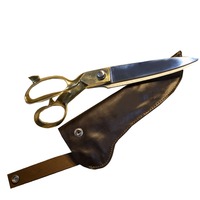 Ciseaux de tailleur à forte demande avec manche en or, ciseaux de coupe en tissu robuste,/8 "/9"/10 "/12"/cisailles à coudre professionnelles