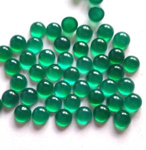 หินโมราโมราทรงกลม10มม. สีเขียวธรรมชาติสีเขียว - Product Image 6