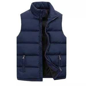 Hombre al aire libre Casual Stand Collar chaleco acolchado chaqueta acolchada abrigo chaleco invierno EE. UU. - Product Image 4