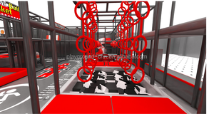 El más adorable Temático Atractivo Alta calidad Certificado Indoor Playzone Trampoline Park Ninja Course <span class=keywords><strong>para</strong></span> la venta - Product Image 2