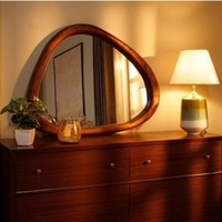 Miroirs muraux de luxe en bois de manguier
