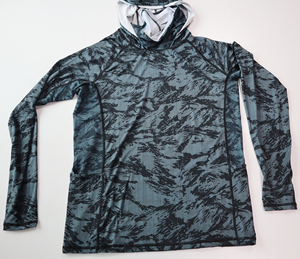 Personnalisé UPF 50 + Pêche Bouche À Capuche À Manches Longues À Séchage Rapide Polyester Pêche Masque Chemise UV Cache-Cou Avec Poches - Product Image 5