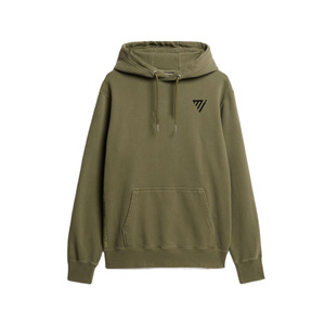 Wholesale Custom Logo Cotton Blended Heavy Weight Fleece Hoodie for Men Hot Products Basics Plain Hoodie Design - Product Image 1