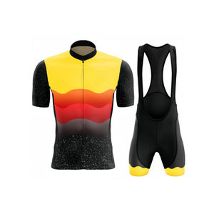Nuevo diseño de calidad superior personalizado ciclismo Jersey conjunto de alta elasticidad estiramiento bicicleta piel traje OEM personalizado bicicleta ciclo traje - Product Image 3