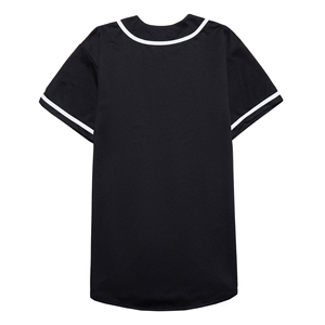 Maillot de baseball de haute qualité, tissu en polyester respirant de qualité supérieure, manches courtes, boutonné, vêtements d'équipe sportive, maillot pour hommes - Product Image 4