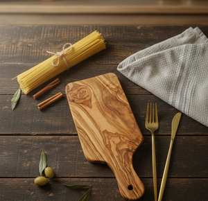 Tabla de Quesos y Tabla de Cortar Rectangulares de Madera Maciza Natural, Duraderas y Fáciles de Limpiar |   Tablas de Cortar y Servir para Cocina - Product Image 4