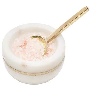 Standard Quality Marble <b>Sugar</b> Pots With Metal Gold Plated Border and Spoon Kitchen Ware Accessories Hot Selling Modern Container - Product Image 1