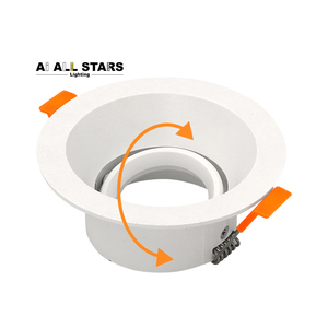 Approvisionnement d'usine MR16 GU10 Downlight Fitting Fixations Encastré Réglable Plafond <span class=keywords><strong>Spot</strong></span> Down Light Avec Ampoule Remplaçable - Product Image 2
